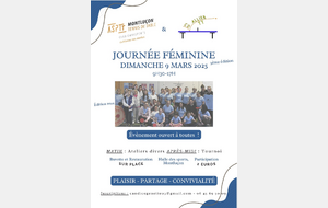 Journée féminine le 9 mars 2025